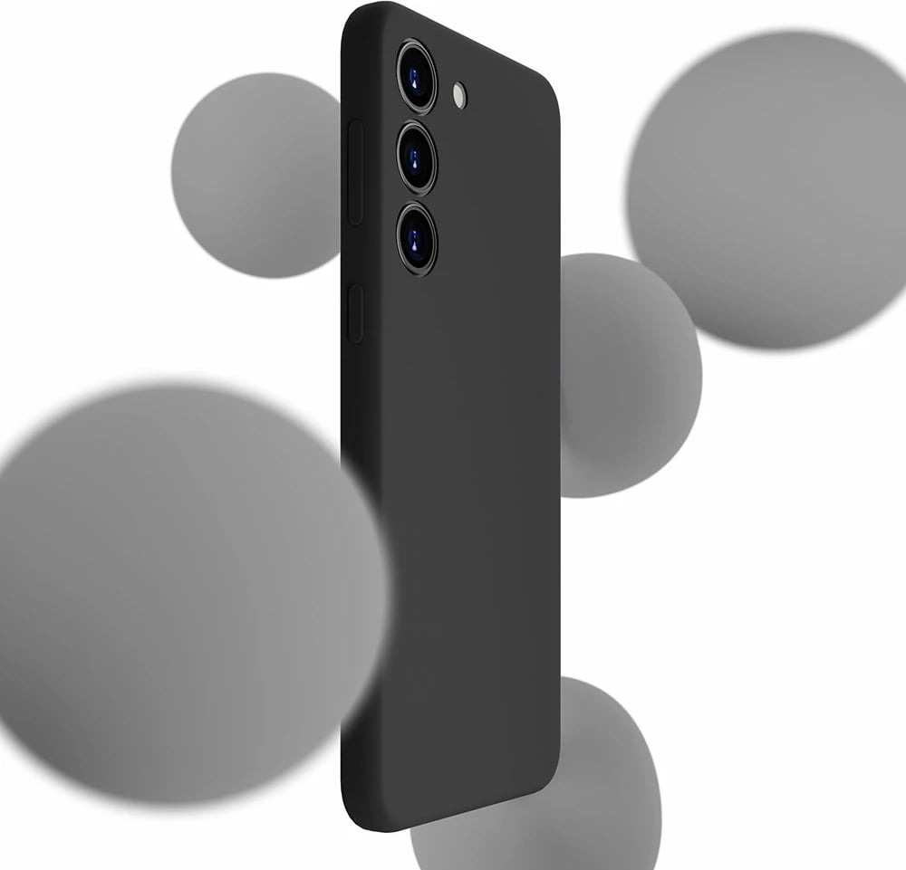 Mbështjellës silikoni 3mk për Samsung Galaxy S23+, i zi