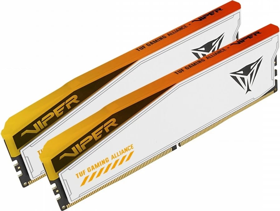 RAM Memorje Patriot Viper Elite 5 RGB TUF, 32GB (2x16GB), DDR5, 6600MHz, CL34, Bardhë