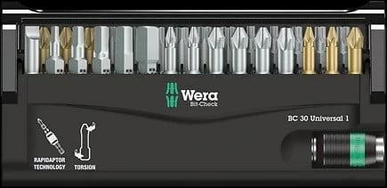 Set bitash Wera 05056440001, 29 copë