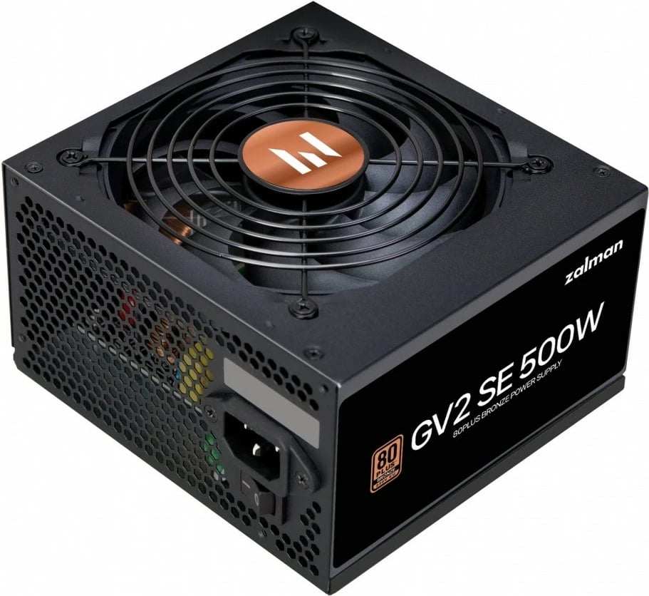 Kasë Zalman ZM500-GV2SE, 500W, 80 PLUS Bronze, e zezë
