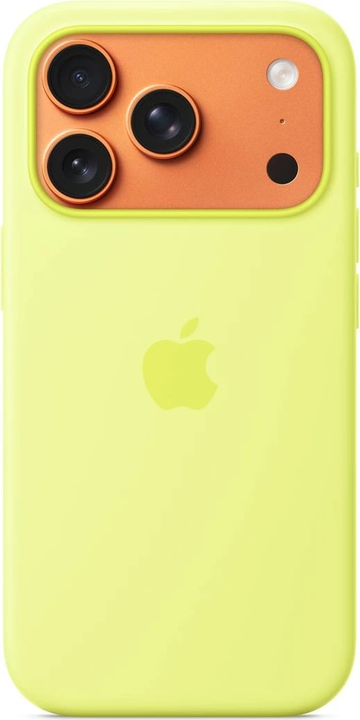Mbështjellës silikon Apple MagSafe për iPhone 17 Pro, Neon Yellow