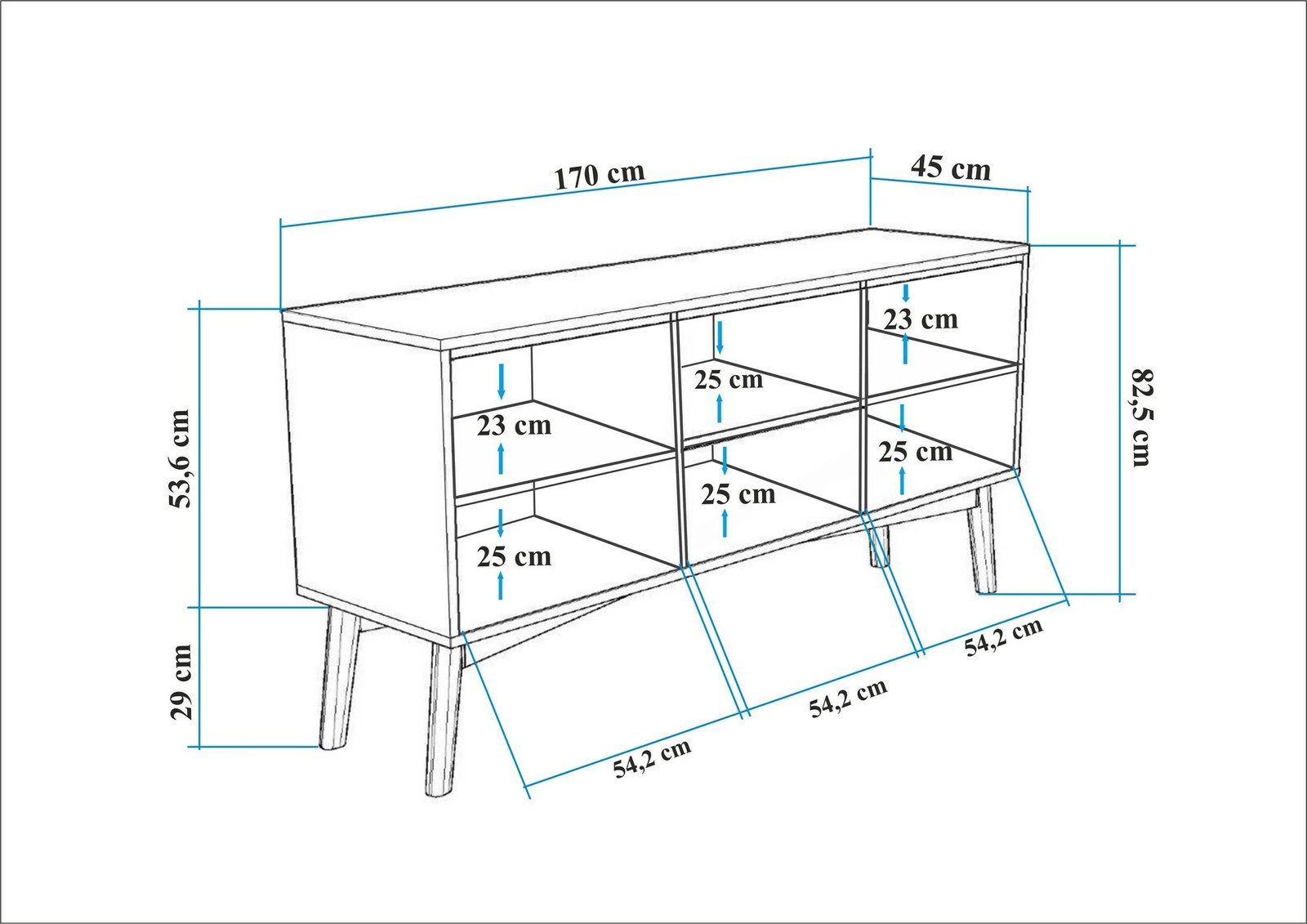 Set tavoline me karrige dhe konsol, zgjatues, 6 pjesë, Skye Decor, Vina 01 0900, ngjyrë Atlantic Pine, Stone