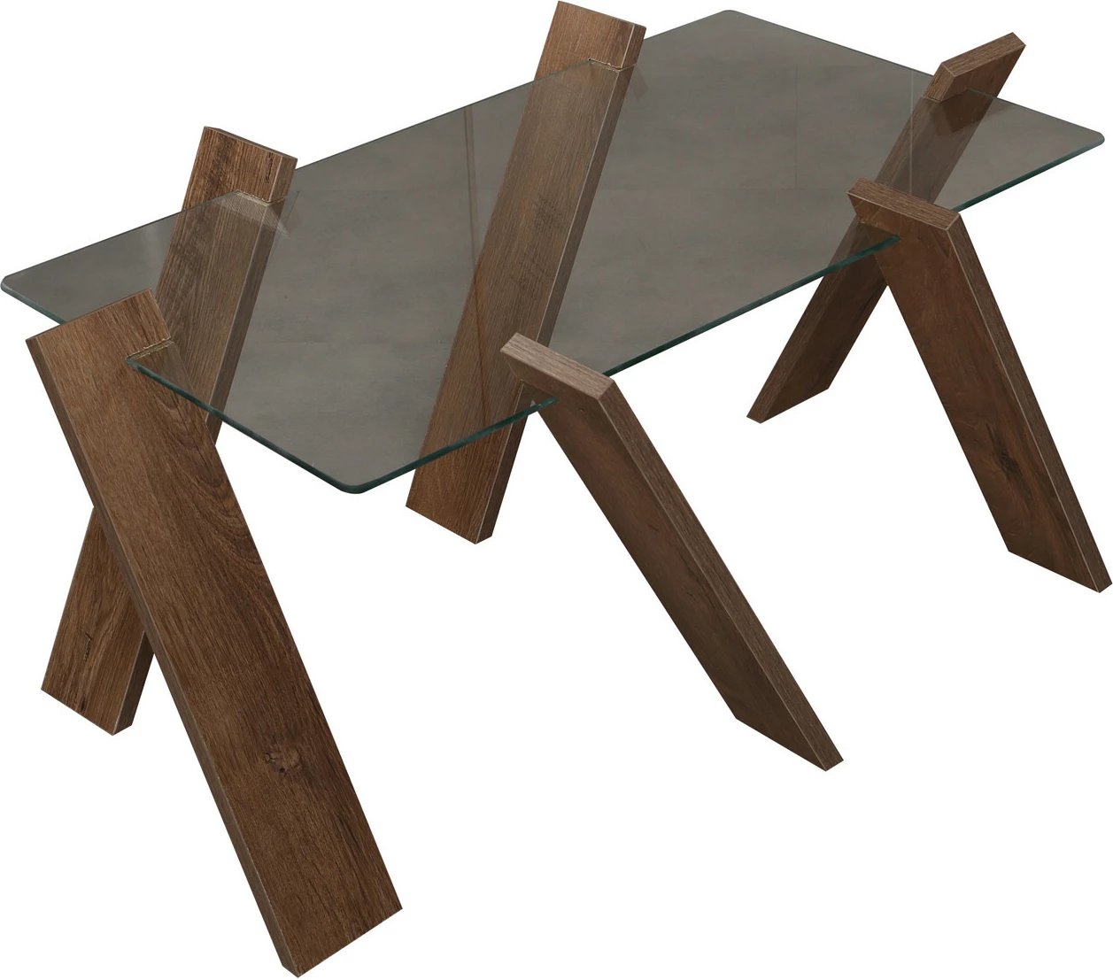 Tavolinë e ulët Hanah Home, Roman Maxi, ngjyrë lisi