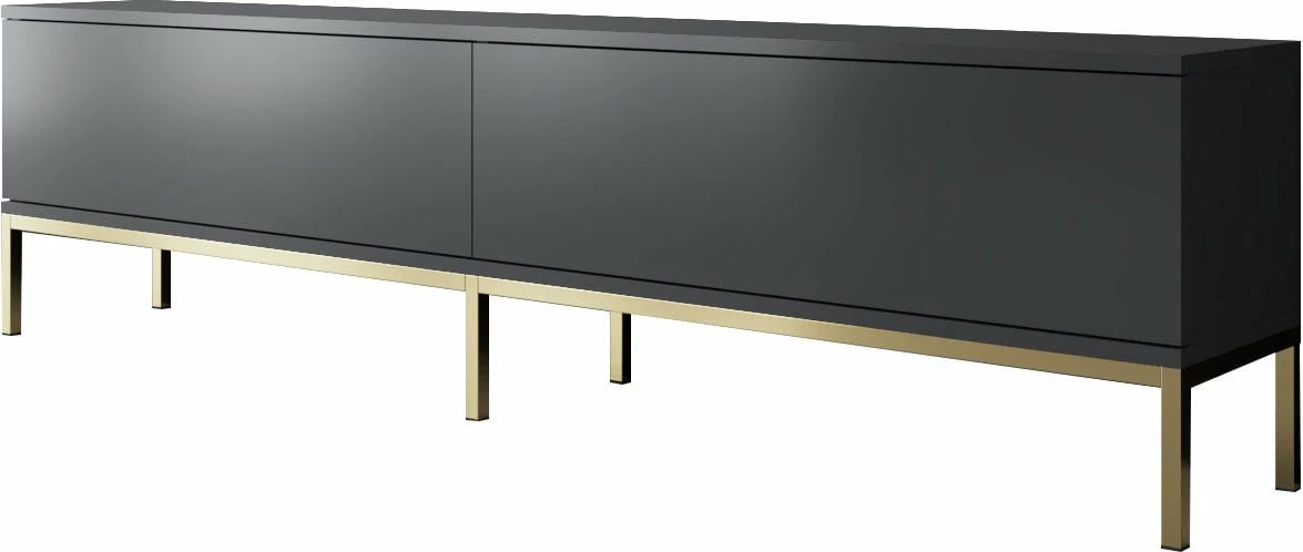 Set mobiljesh për dhomë dite, Hanah Home Lord, anthracite dhe ari