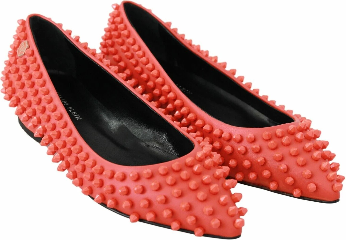 Këpucë për femra Philipp Plein, të portokallta 