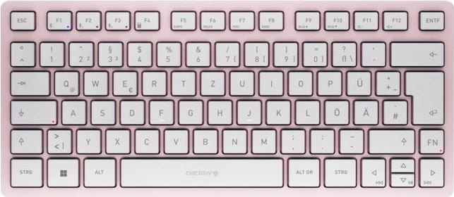 Tastierë Cherry KW 7100 MINI BT, Wireless, Bluetooth, Scissor key switch, QWERTZ, Rozë