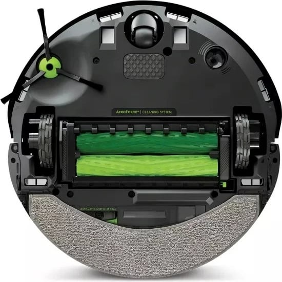 Robot pastrues iRobot Roomba Combo j7, pa qese, i zi, çelik inoks