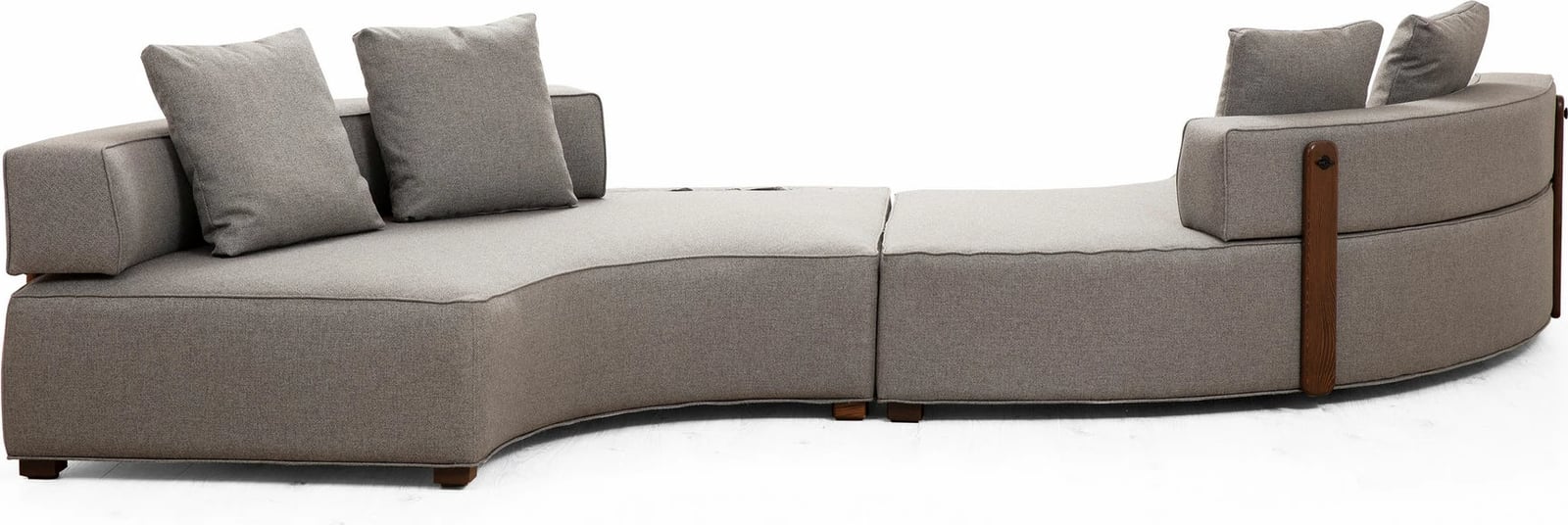 Këndare Atelier del Sofa Gondol-5, ngjyrë gri