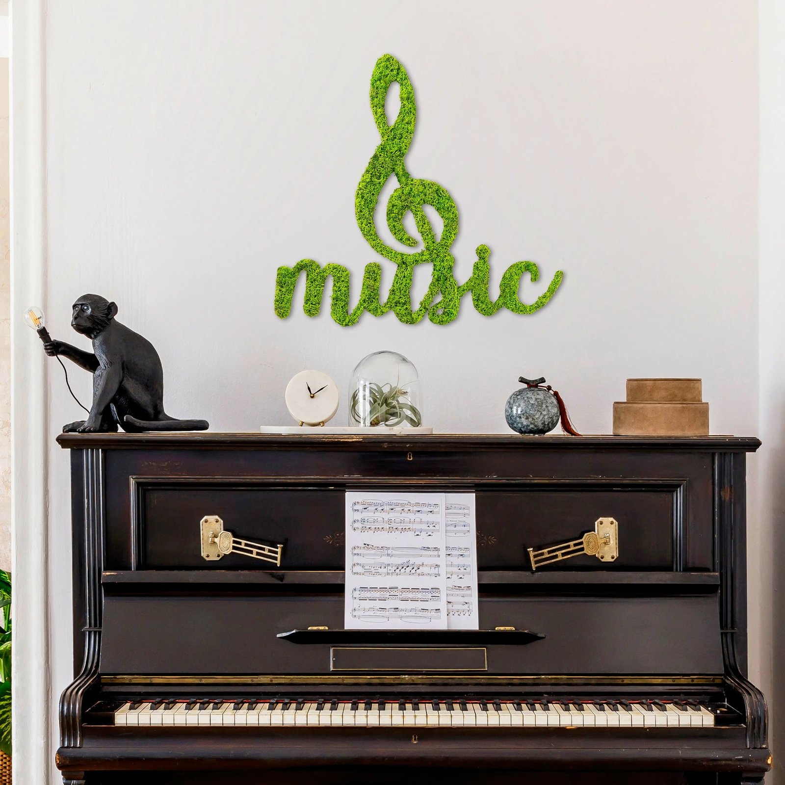 Aksesor dekorativ muri Wallity, myshk, muzikë