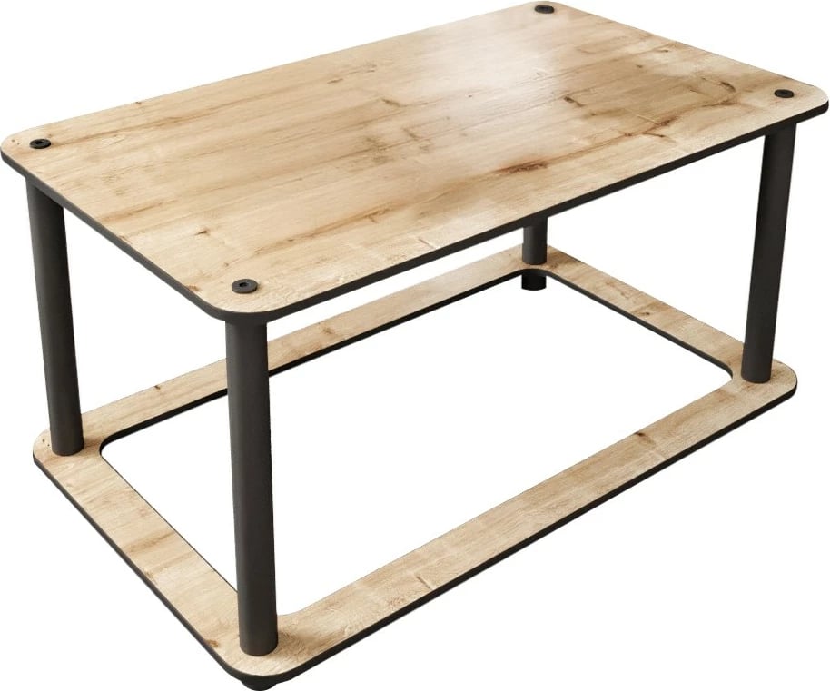 Tavolinë kafeje, ngjyrë lisi, Skye Decor, Hole Rect