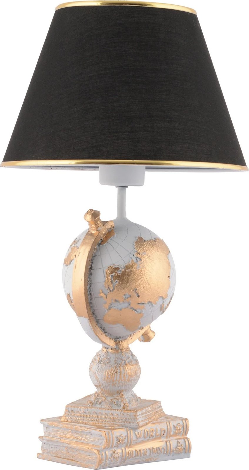 Llambë tavoline Opviq, World, e zezë, e bardhë