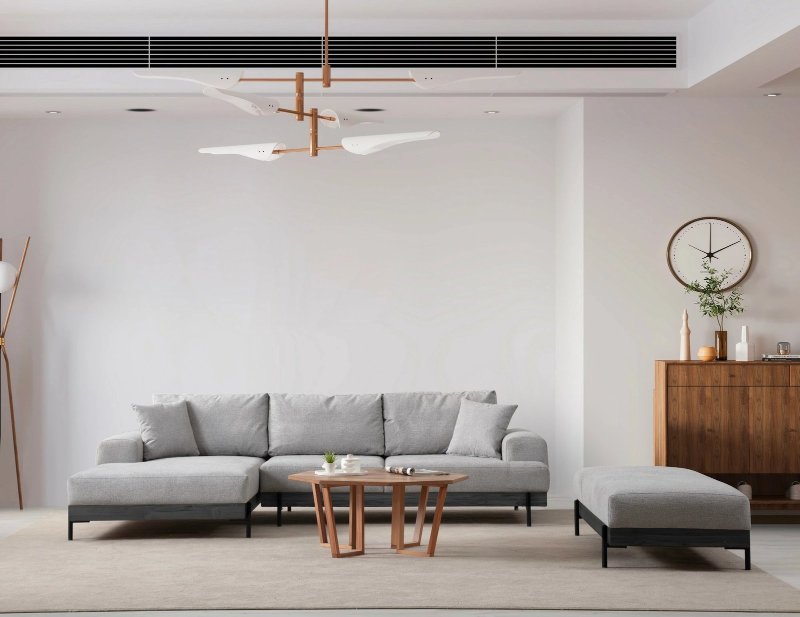 Këndare Atelier del Sofa, gri, kënd i majtë