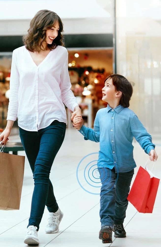 Pajisje anti-humbje Baseus T2 me litar, e bardhë