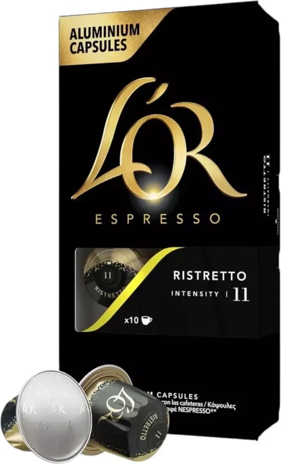 Kapsula Kafeje L'OR Ristretto, 10 copë