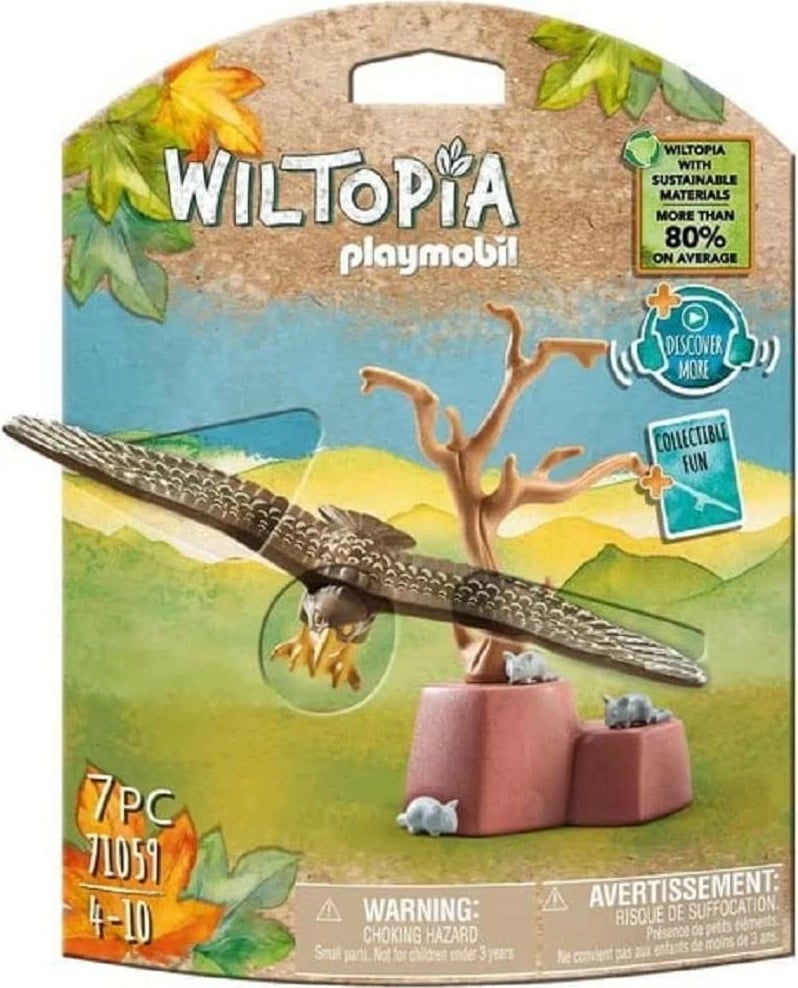 Set figurash Playmobil Wiltopia 71059 shqiponjë, 7 pjesë