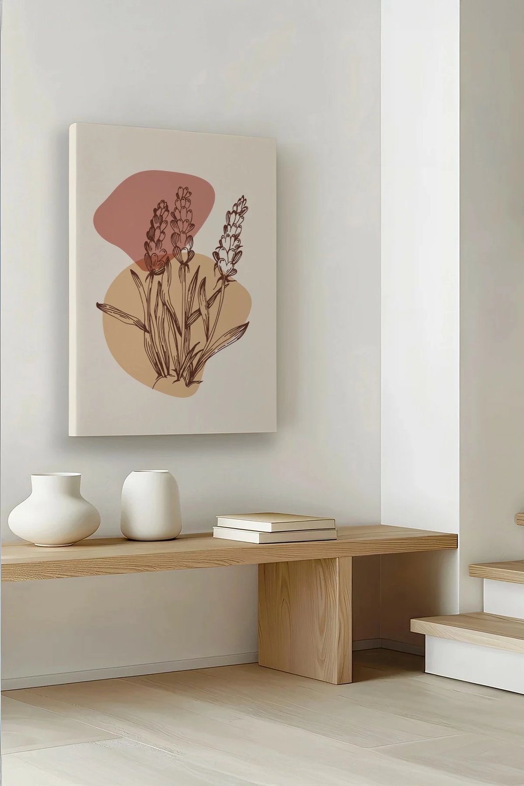 Pikturë dekorative në kanavacë, Wallity, Ersysb050, shumëngjyrëshe, 40x60cm