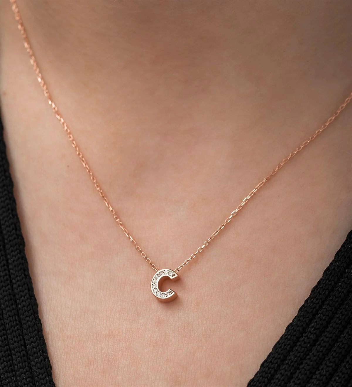 Qafore argjendi Jumeon, rozë gold dhe e bardhë, NRZ1186