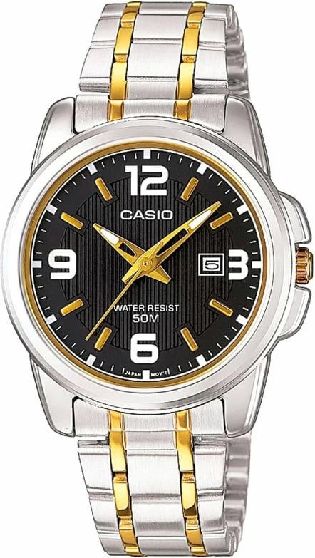 Orë dore për femra Casio, argjend e ar
