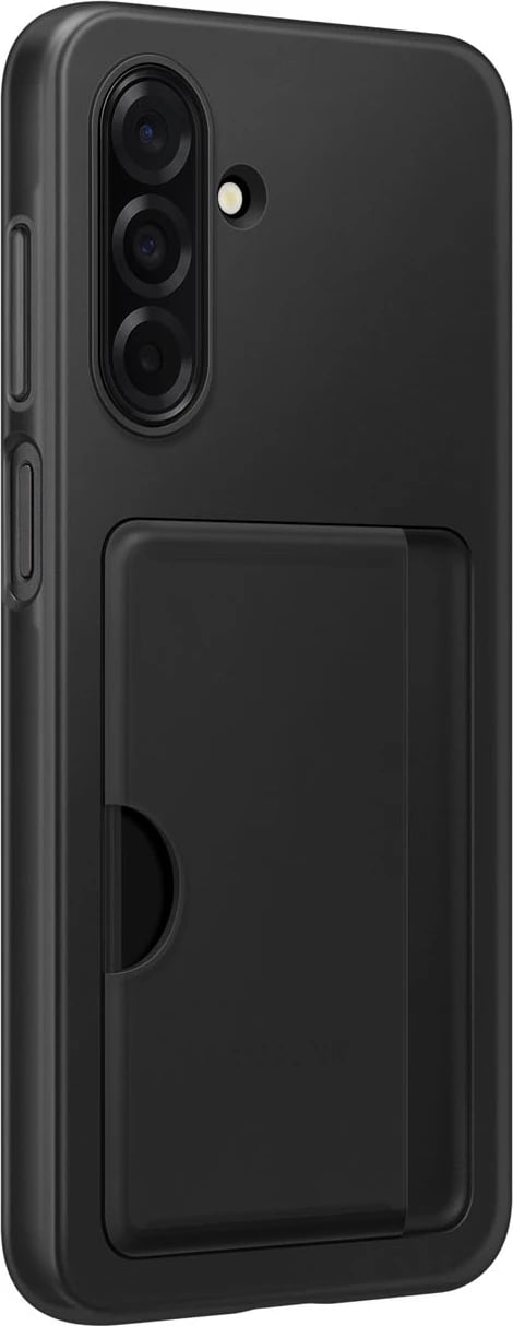 Mbështjellës Samsung Card Slot Case EF-OA266TBEGWW për Galaxy A26 5G, me xhep kartelash, i zi