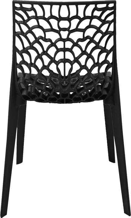 Karrige e grumbullueshme Hush, ngjyrë e zezë, 50x57x81cm