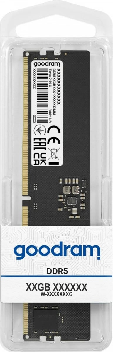 RAM Memorje GOODRAM DDR5 16GB 5600MHz CL46, e zezë