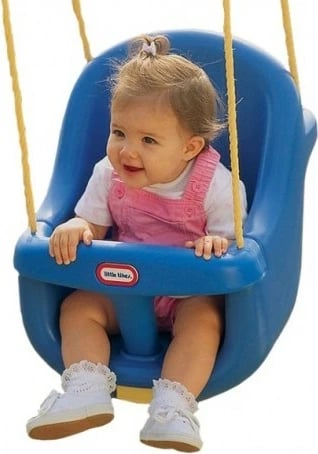 Lëkundëse Little Tikes Deep Swing, për fëmijë, Blu