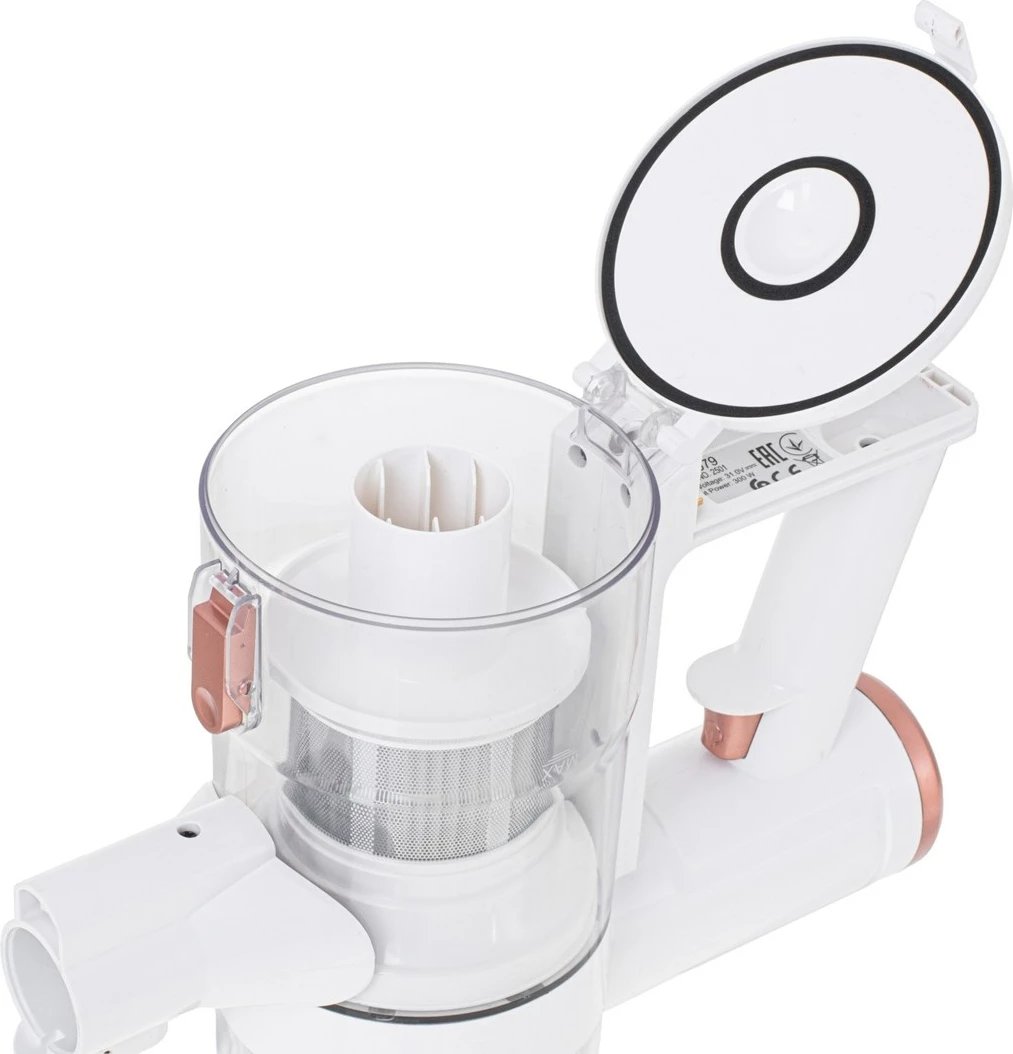 Fshesë me korrent pa kabllo Adler AD 7079, 0.4L, 2200 mAh, E bardhë