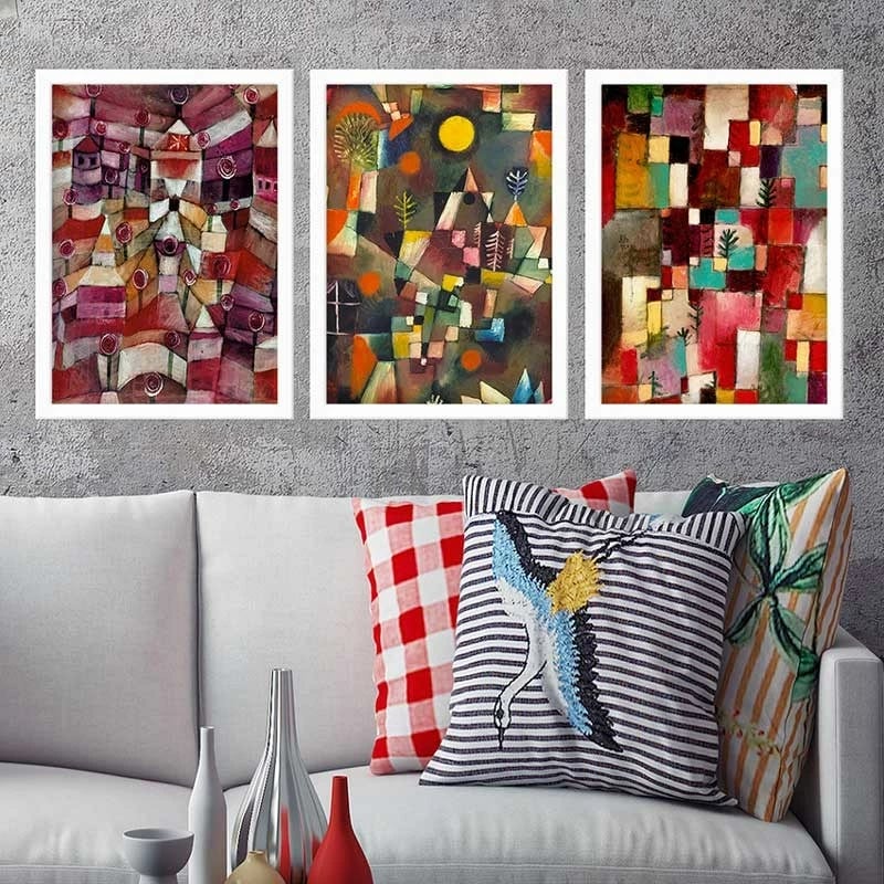 Piktura dekorative me kornizë (3 copë), Wallity, 3BC_UN811500 _3545