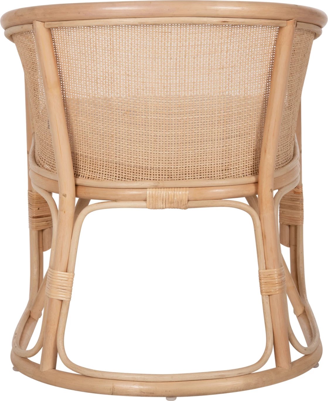 Karrige KIKO FH9839 rattan, ngjyrë natyrale, jastëk i bardhë, 61x71x76H cm.