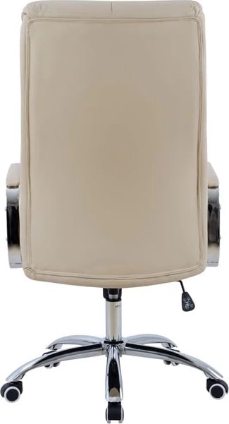 Karrige menaxheri për zyre, krem, FH1093.07, 63x80x(118-126) cm