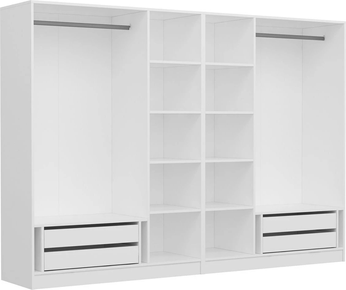 Dollap Skye Decor, i bardhë, Kale - 3834