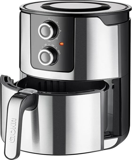 Fritezë me ajër të nxehtë UNOLD 58655, 5L, 1kg, 80-200°C, e zezë