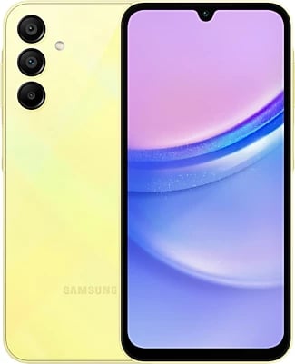 Celular Samsung Galaxy A15, 6.5", 4+128GB, DS, i verdhë