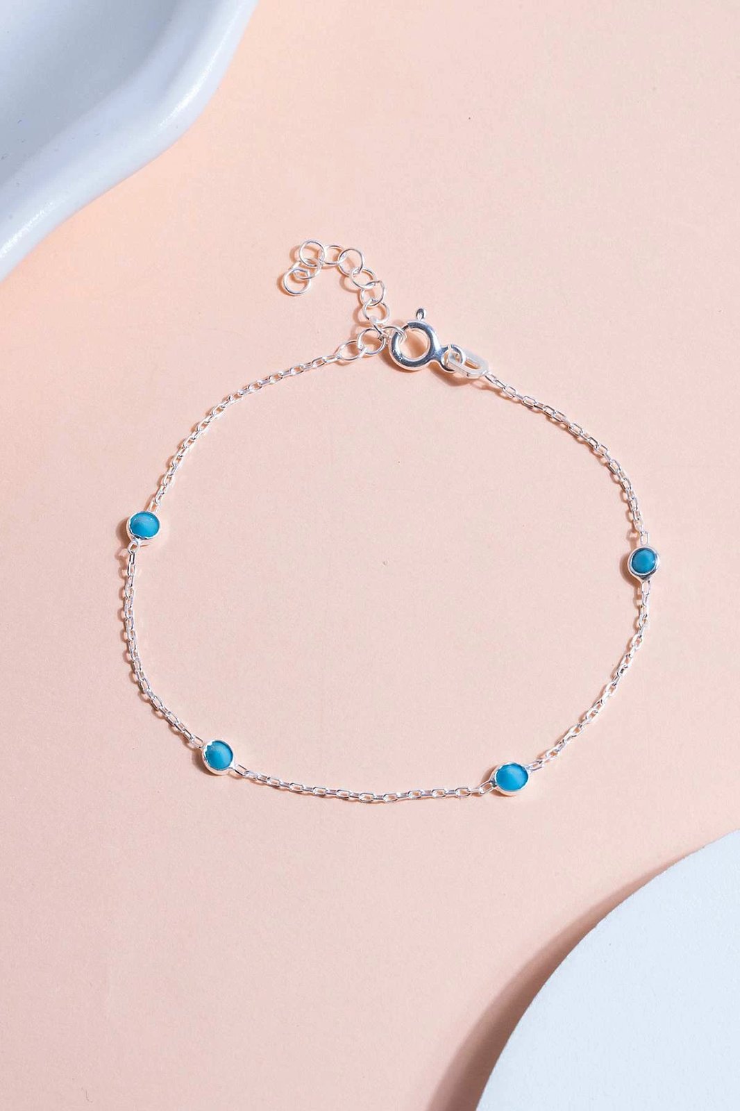 Byzylyk argjendi Jumeon, ngjyrë e kaltër, TFNY65229