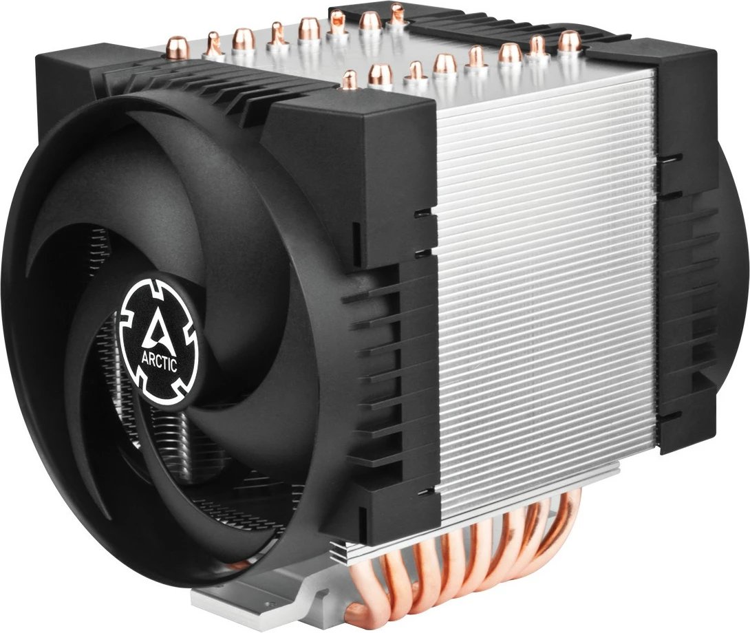 Ftohës ajri ARCTIC Freezer 4U-M Rev. 2, 2 ventilatorë 12cm, për server, alumini, zi