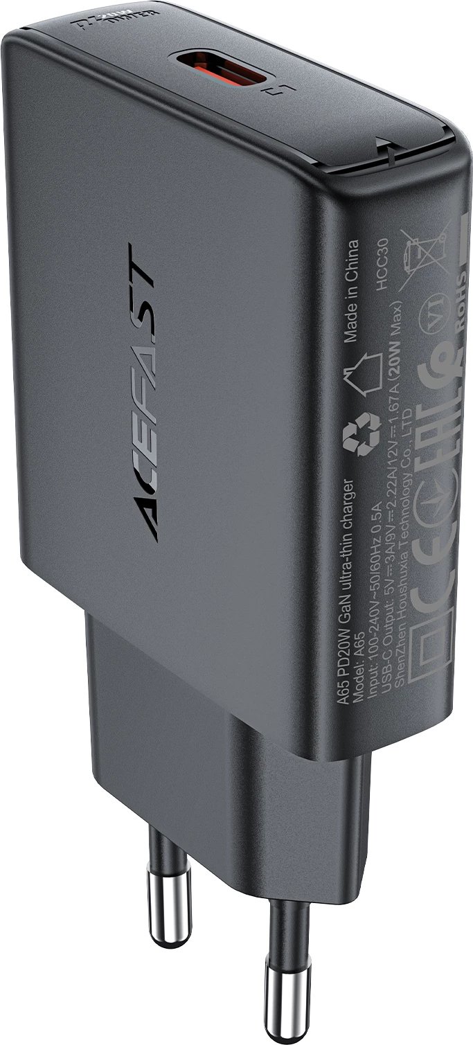 Karikues muri Acefast A65, GaN, 20W, USB-C, i zi