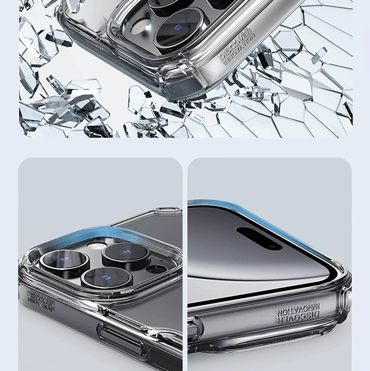 Mbështjellës Nillkin Nature Pro për iPhone 16 Pro, transparent dhe bardhë