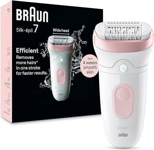 Epilator Braun Silk-épil 7 SE7000, rozë