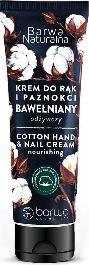 Krem për duar dhe thonj Barwa Natural Cotton Nourishing për femra, 100ml