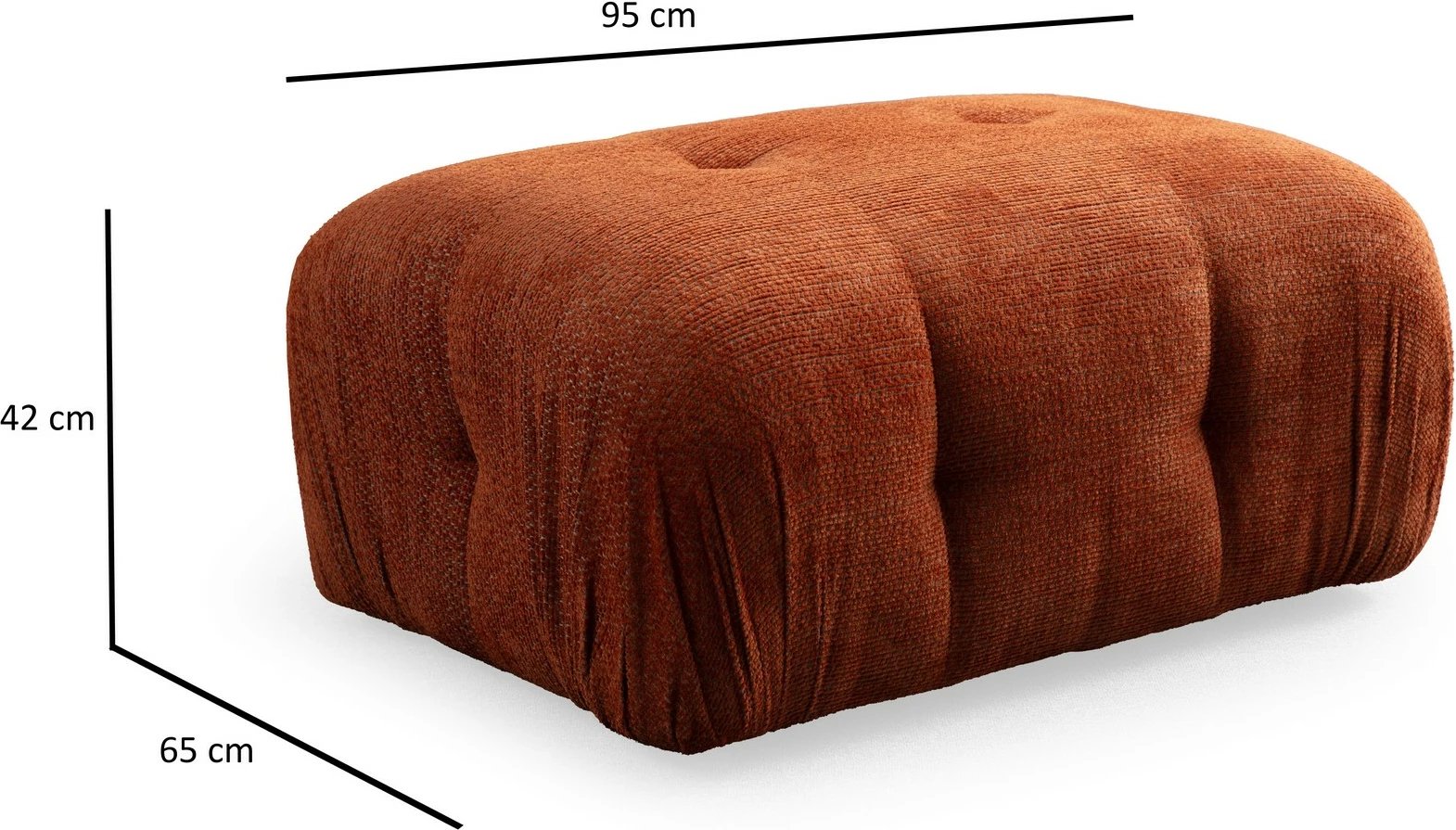 Pouffe Atelier del Sofa, portokalli, Petite