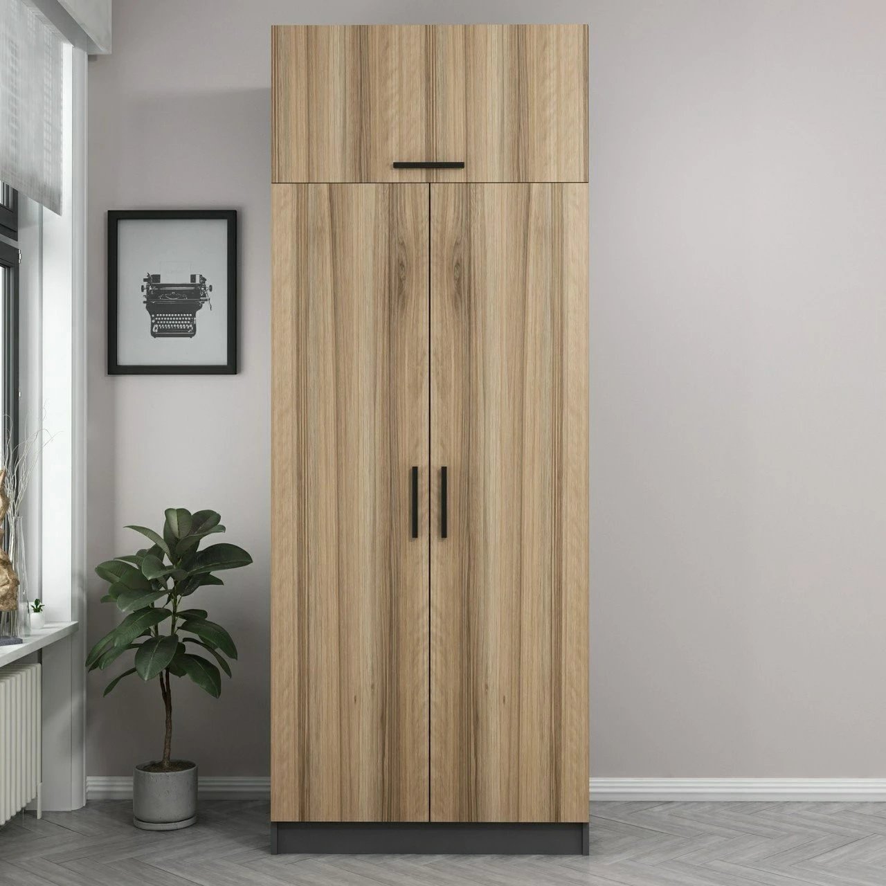 Dollap Skye Decor, ngjyrë lisi, 2232