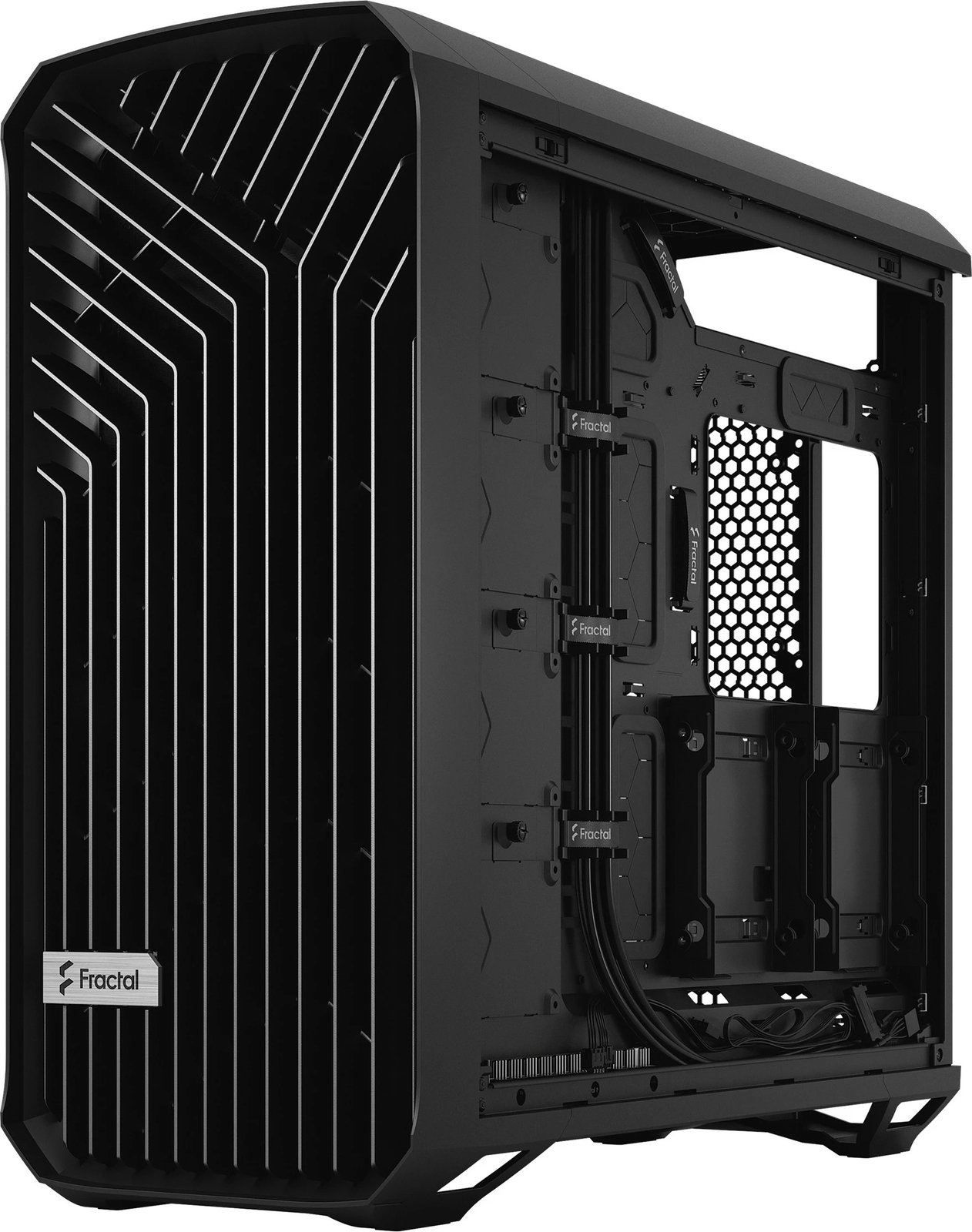 Kasë Fractal Design Torrent, Tower, PC, ATX, EATX, ITX, micro ATX, SSI CEB, Steel, Gaming, e zezë Kasë Fractal Design Torrent, Tower, PC, ATX, EATX, ITX, micro ATX, SSI CEB, Steel, Gaming, e zezë
