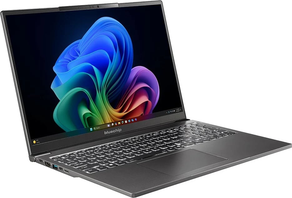 Laptop bluechip TRAVELline U16W1 CU7 258V, 16", 32GB RAM, 500GB SSD, gri