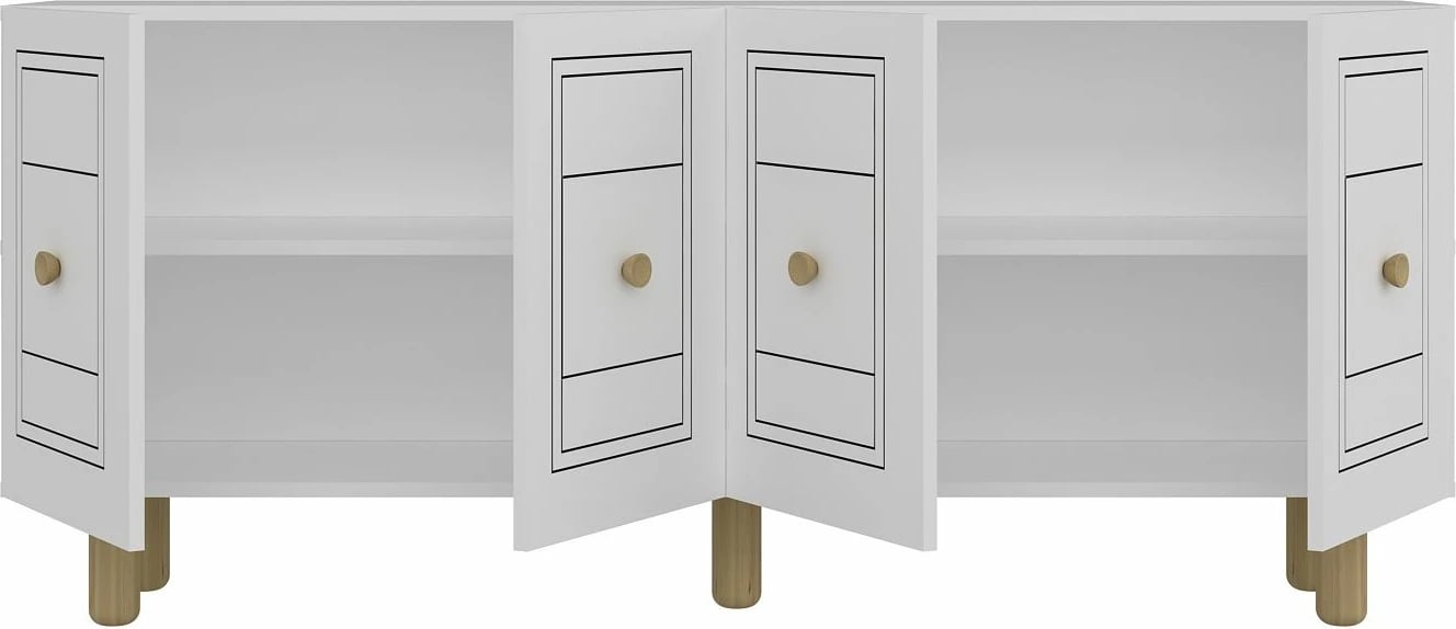 Konsolë Skye Decor, Dario Bohem, e bardhë