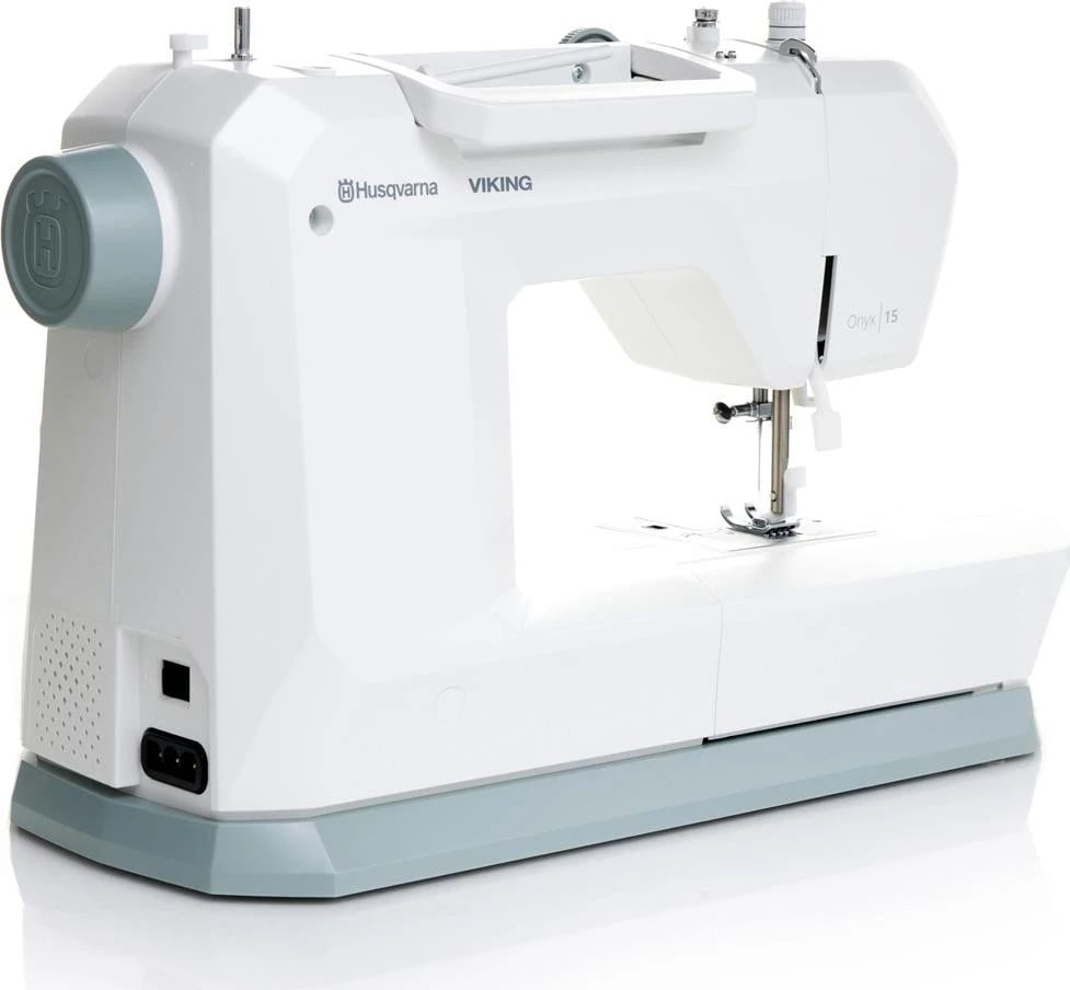 Makine qepëse Husqvarna Onyx 15, mekanike, e bardhë