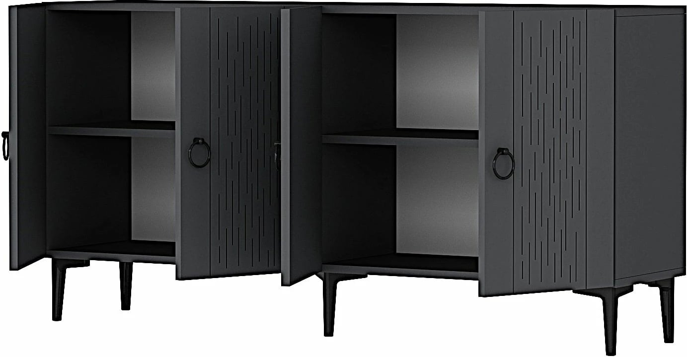 Konsolë Skye Decor, Rain 150, ngjyrë antracit