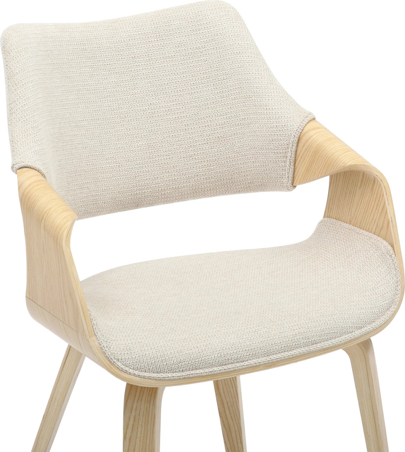 Karrige për ngrënie NETTO FH9976.01, kornizë druri, ngjyrë lisi-bezhë, 55x56x83.5 cm