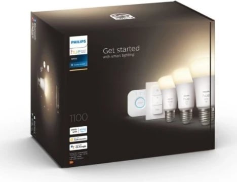 Set Philips Hue me 3 llamba E27 9.5W BT + ndërrues