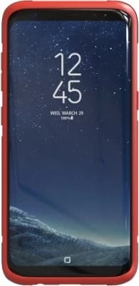 Mbështjellës Adidas SP Solo për Samsung Galaxy S8, zi e kuqe