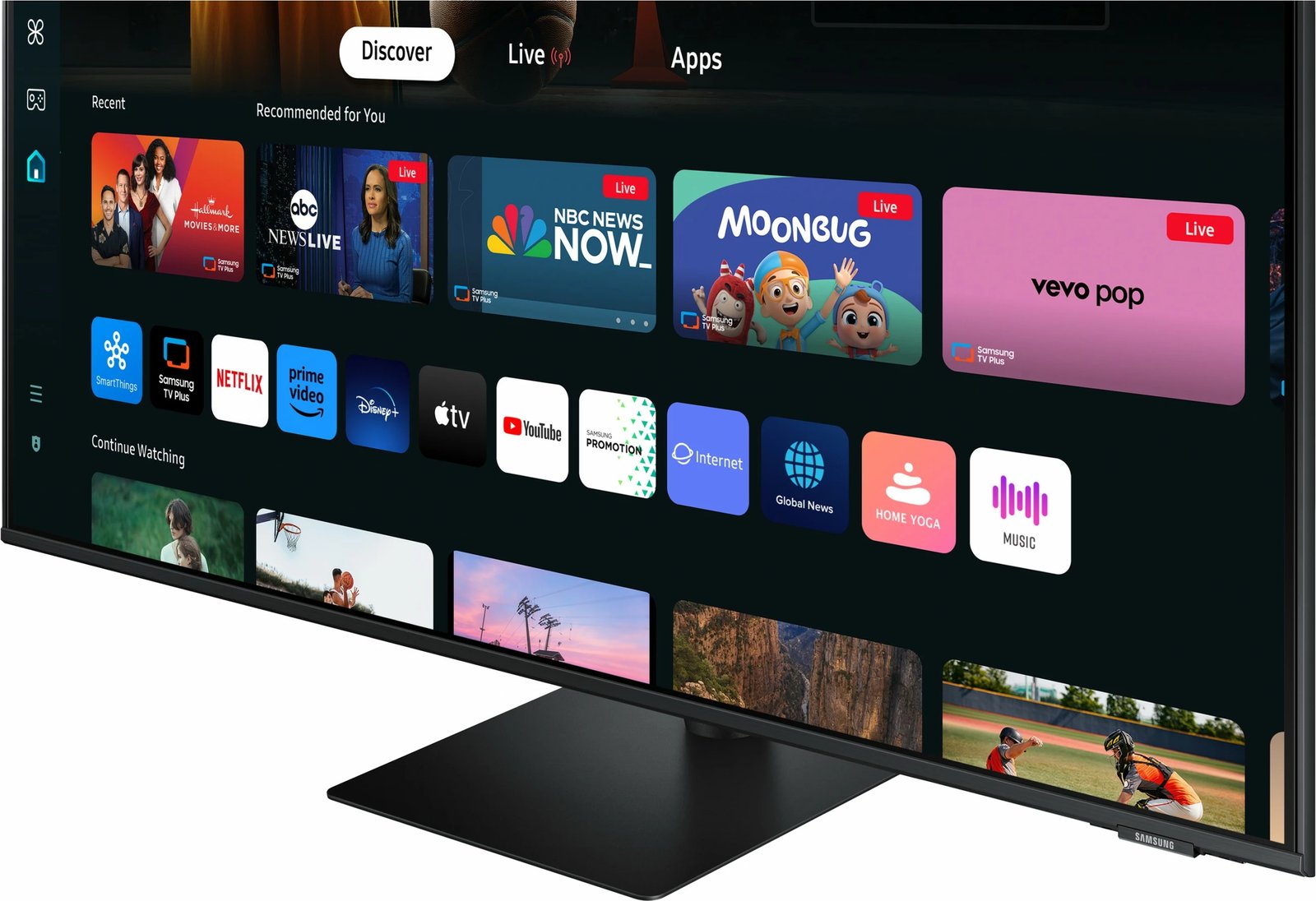 Monitor Samsung M70D, 43", 4K Ultra HD, LCD, i zi